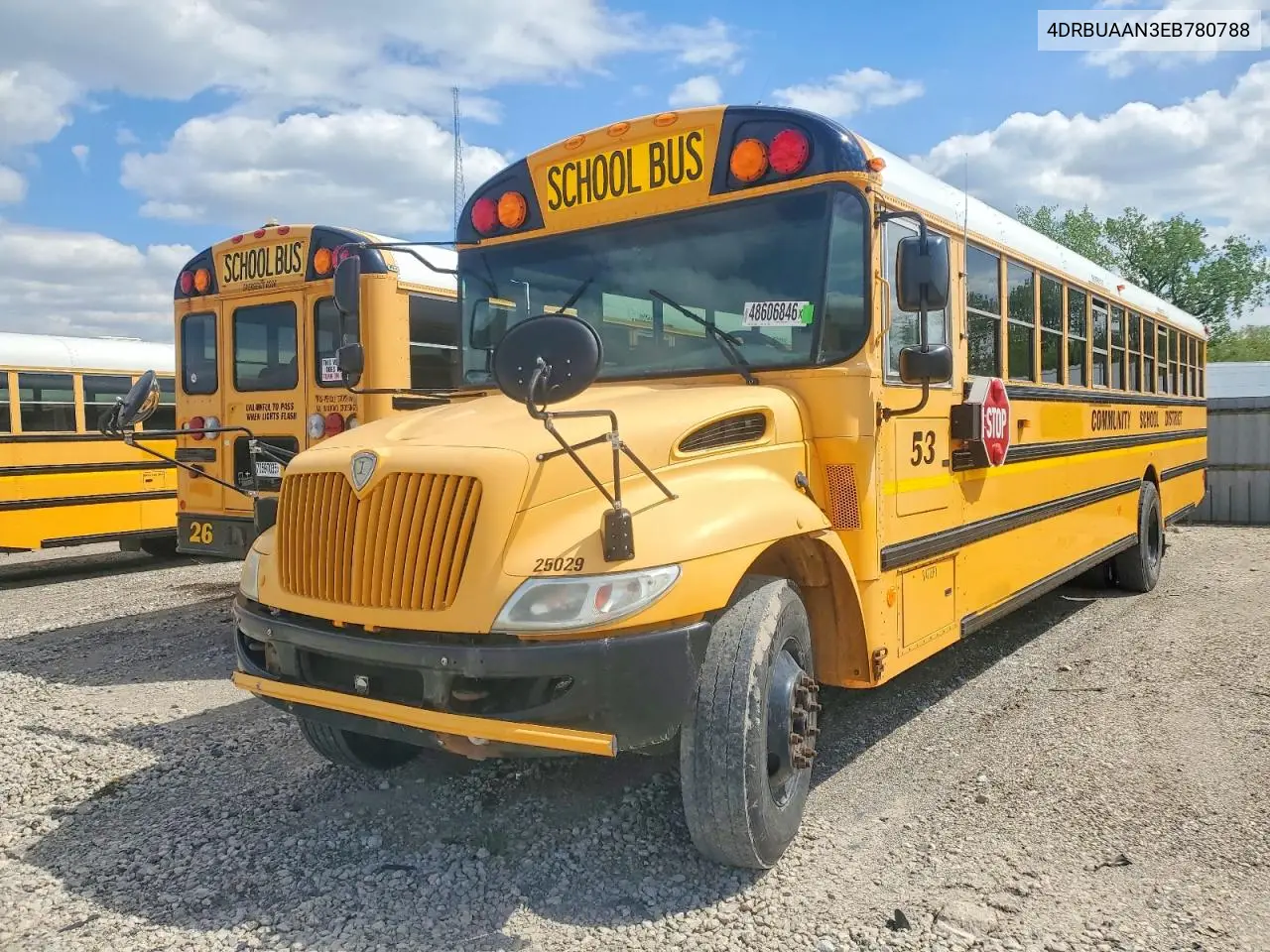 2014 Ic Corporation Ce Series School - School Bus VIN: 4DRBUAAN3EB780788 Lot: 48606846