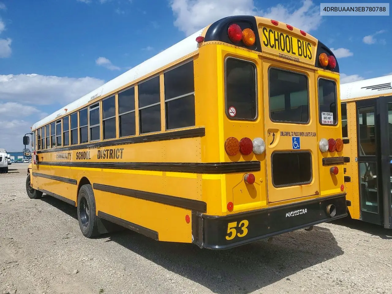 2014 Ic Corporation Ce Series School - School Bus VIN: 4DRBUAAN3EB780788 Lot: 48606846