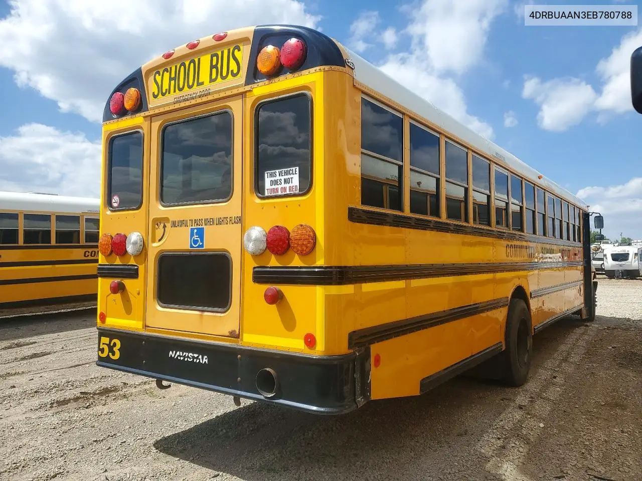 2014 Ic Corporation Ce Series School - School Bus VIN: 4DRBUAAN3EB780788 Lot: 48606846