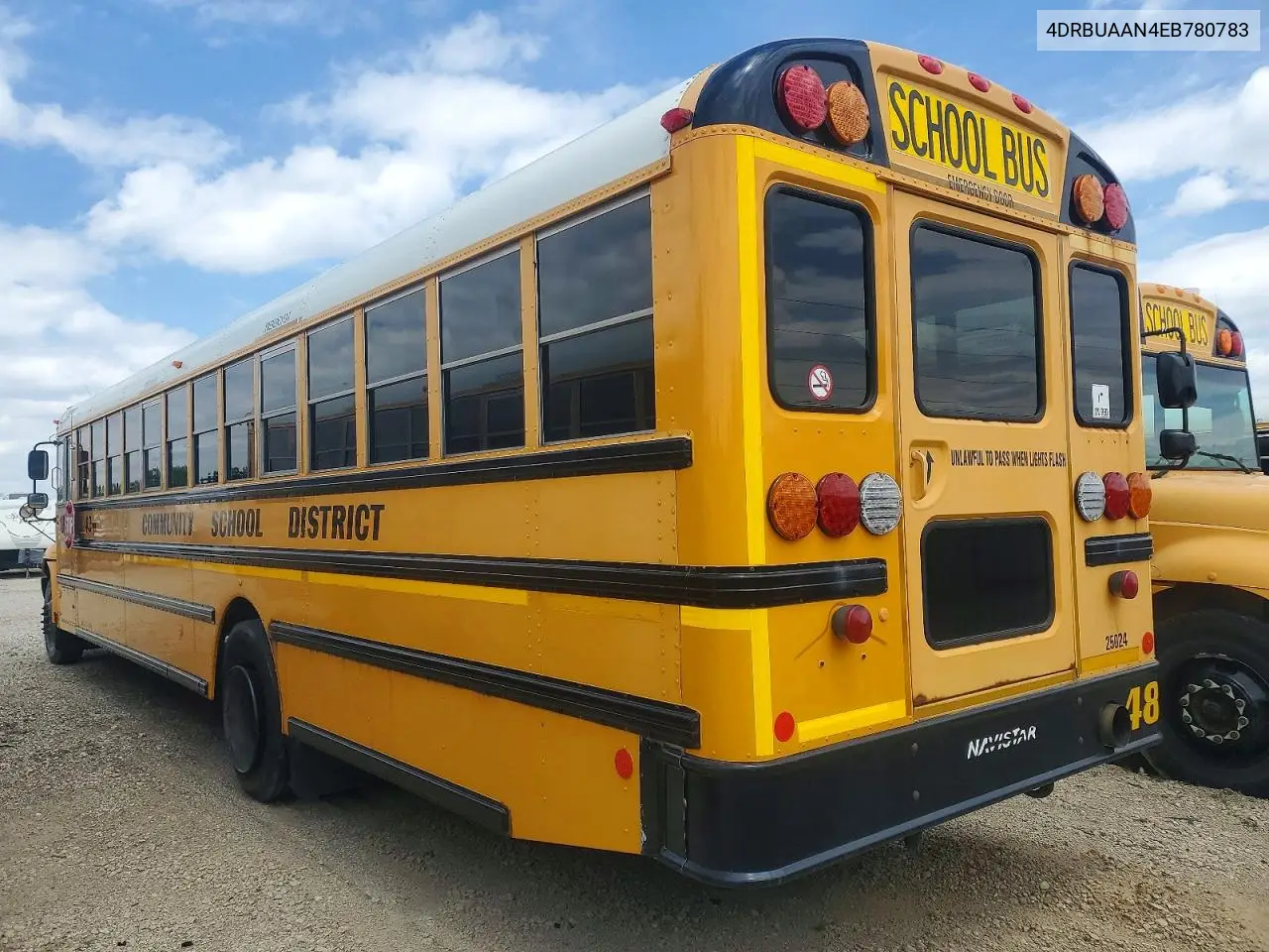 2014 Ic Corporation Ce Series School - School Bus VIN: 4DRBUAAN4EB780783 Lot: 48624396