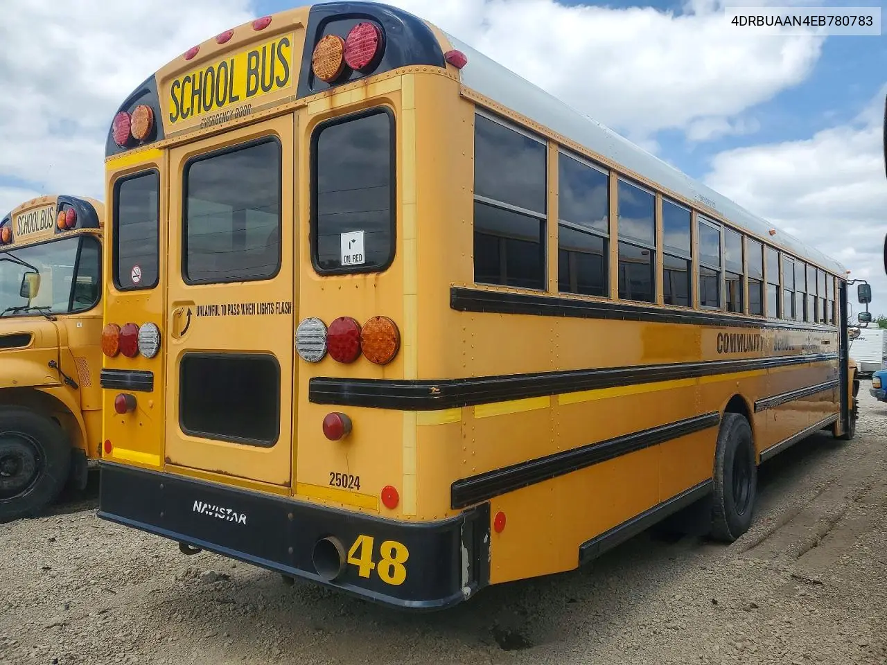2014 Ic Corporation Ce Series School - School Bus VIN: 4DRBUAAN4EB780783 Lot: 48624396
