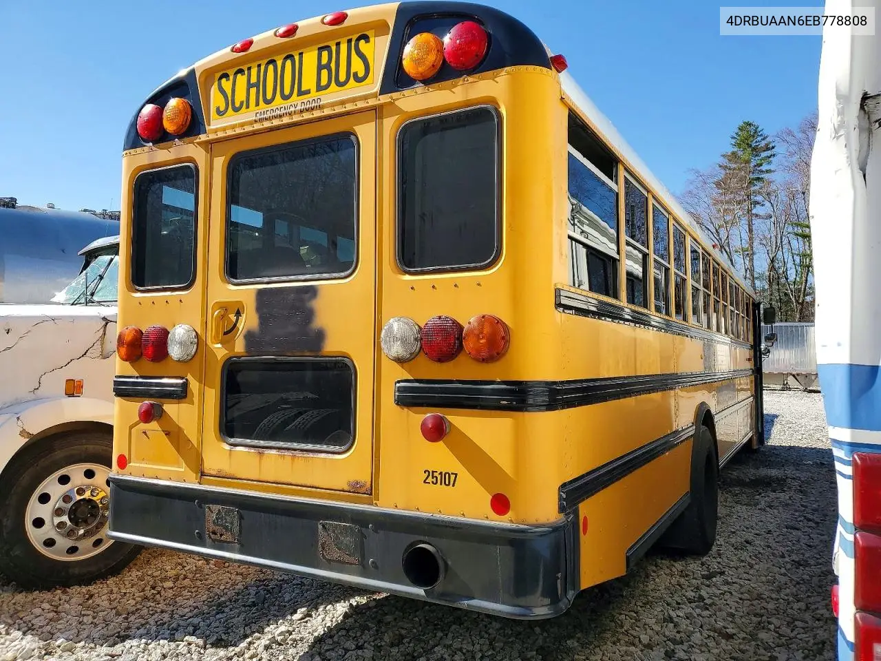 2014 Ic Corporation Ce Series School - School Bus VIN: 4DRBUAAN6EB778808 Lot: 48625096
