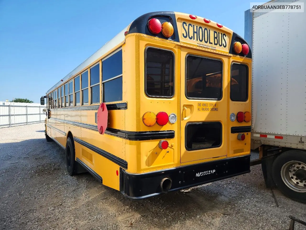 2014 Ic Corporation Ce Series School - School Bus VIN: 4DRBUAAN3EB778751 Lot: 51251956