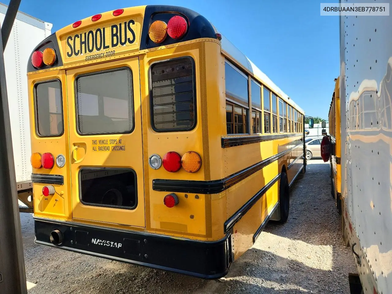 2014 Ic Corporation Ce Series School - School Bus VIN: 4DRBUAAN3EB778751 Lot: 51251956