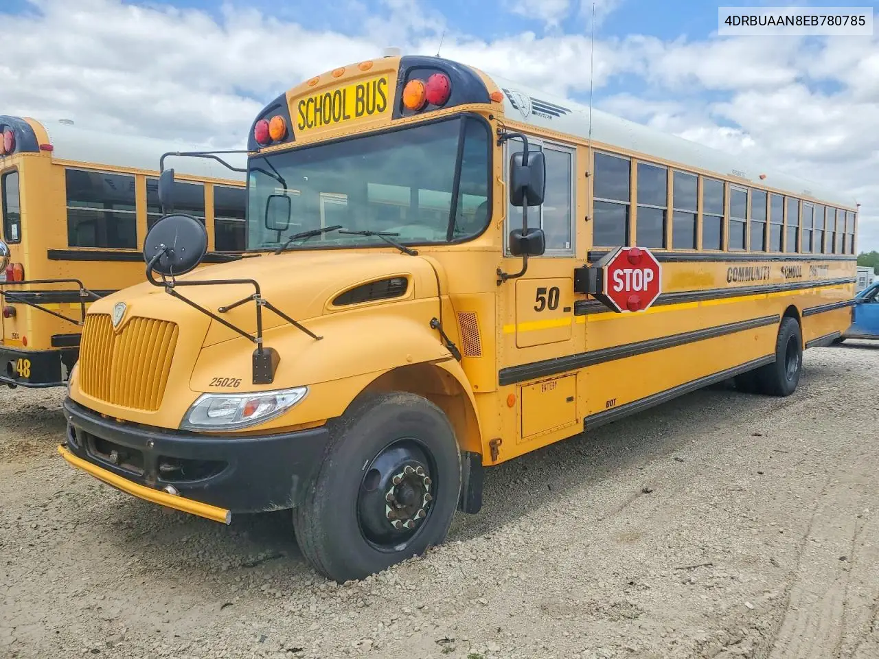 2014 Ic Corporation Ce Series School - School Bus VIN: 4DRBUAAN8EB780785 Lot: 51255876