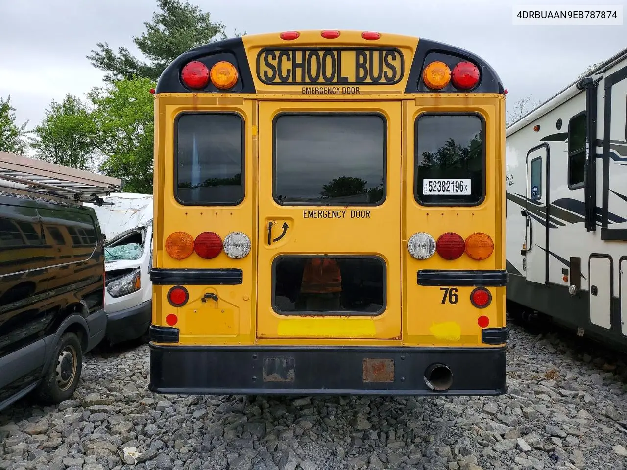 2014 Ic Corporation Ce Series School - School Bus VIN: 4DRBUAAN9EB787874 Lot: 52382196