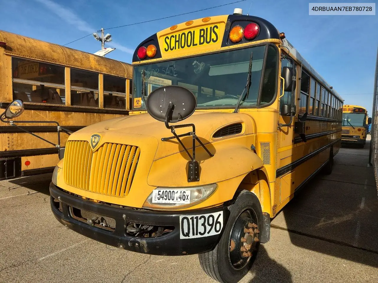2014 Ic Corporation Ce Series School - School Bus VIN: 4DRBUAAN7EB780728 Lot: 54900146