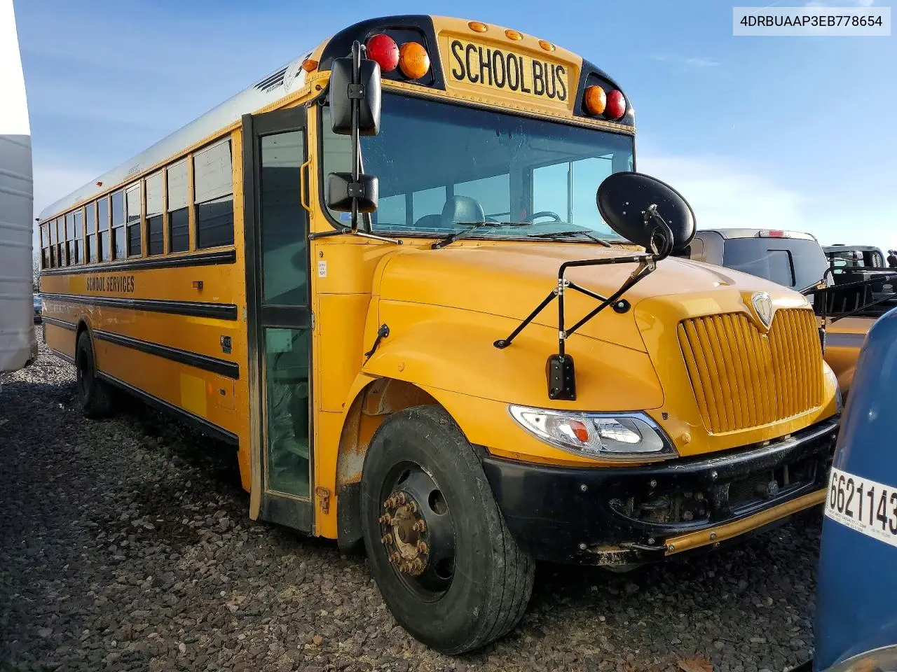 2014 Ic Corporation Ce Series School - Bus VIN: 4DRBUAAP3EB778654 Lot: 72462905