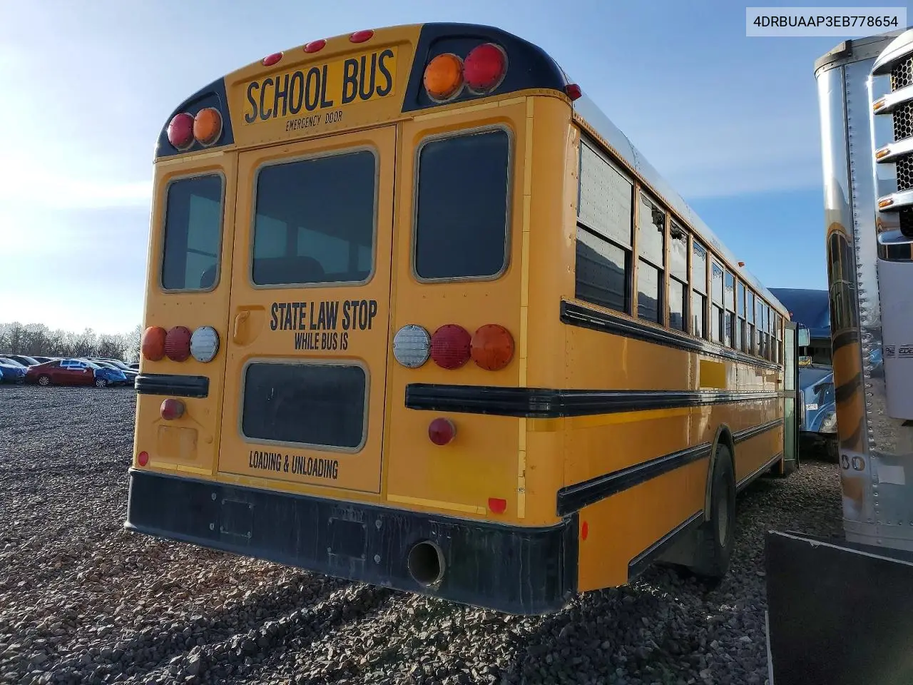 2014 Ic Corporation Ce Series School - Bus VIN: 4DRBUAAP3EB778654 Lot: 72462905