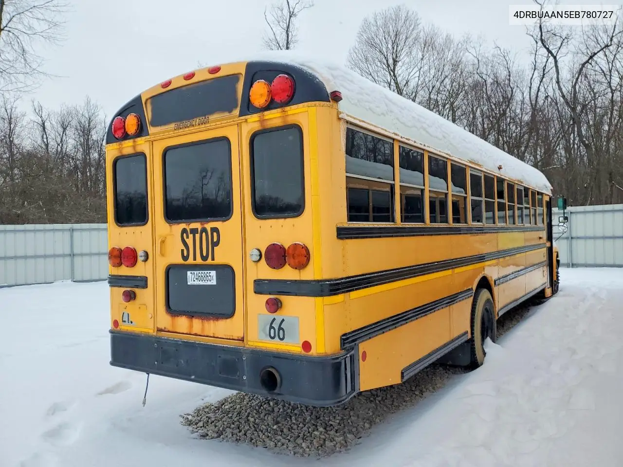 2014 Ic Bus Pb105 School Bus VIN: 4DRBUAAN5EB780727 Lot: 72466865