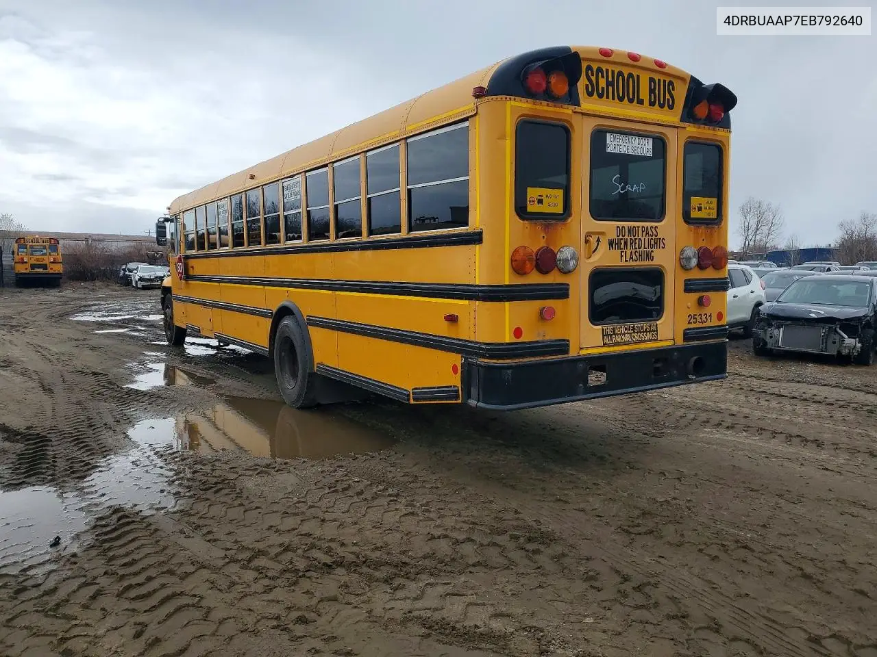 2014 Ic Corporation Ce Series School - School Bus VIN: 4DRBUAAP7EB792640 Lot: 75974335