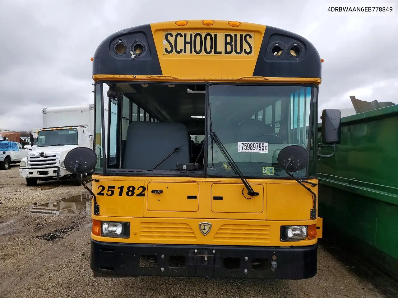 2014 Ic Corporation Re Series School - School Bus VIN: 4DRBWAAN6EB778849 Lot: 75989795