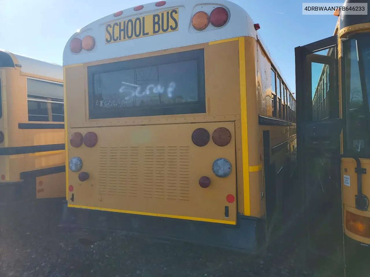 2015 Ic Corporation Re Series School - School Bus VIN: 4DRBWAAN7FB646233 Lot: 42018126