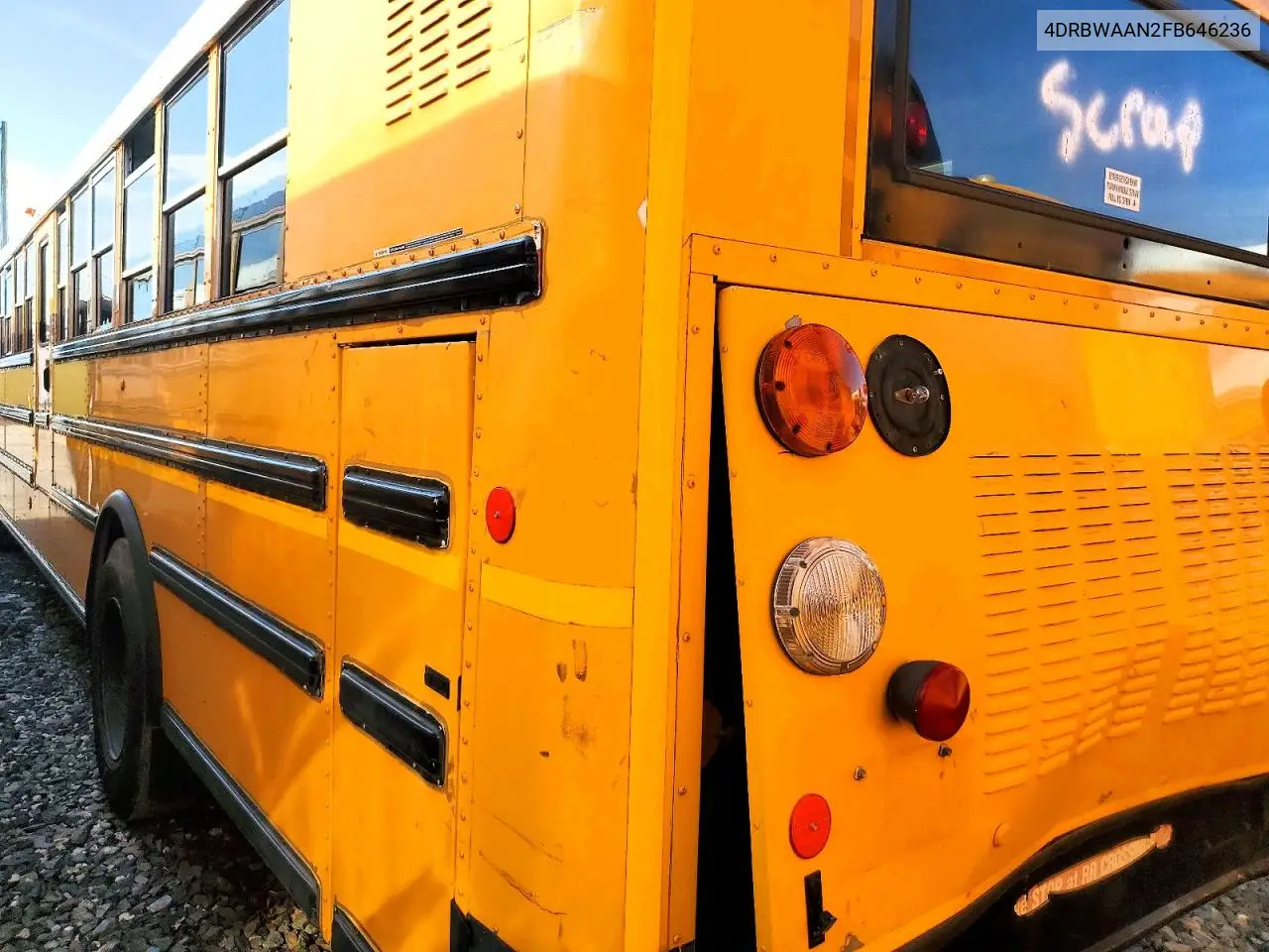 2015 Ic Corporation Re Series School - School Bus VIN: 4DRBWAAN2FB646236 Lot: 42020906
