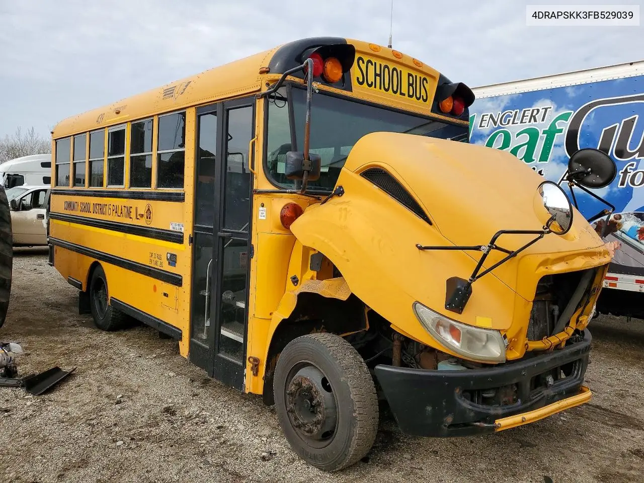 2015 Icrp 3000 3200 - School Bus VIN: 4DRAPSKK3FB529039 Lot: 47118646