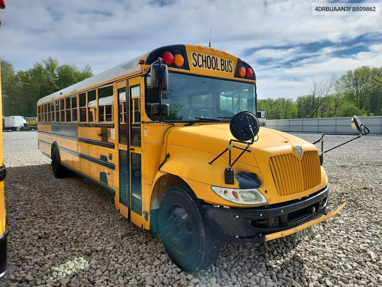 2015 Ic Corporation Ce Series School - School Bus VIN: 4DRBUAAN3FB509862 Lot: 52405876