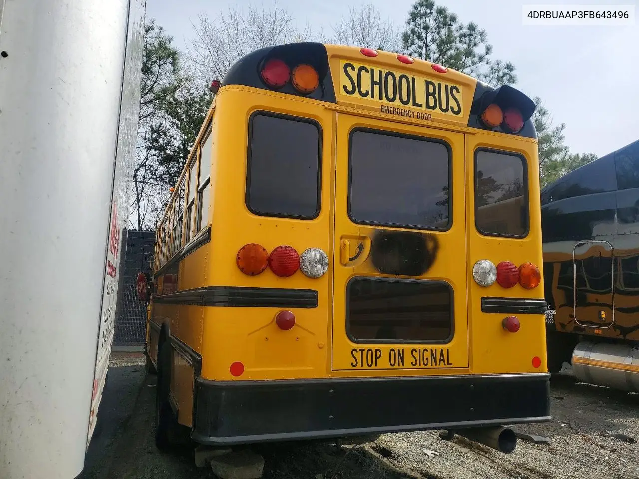2015 Ic Corporation Ce Series School - School Bus VIN: 4DRBUAAP3FB643496 Lot: 75462625
