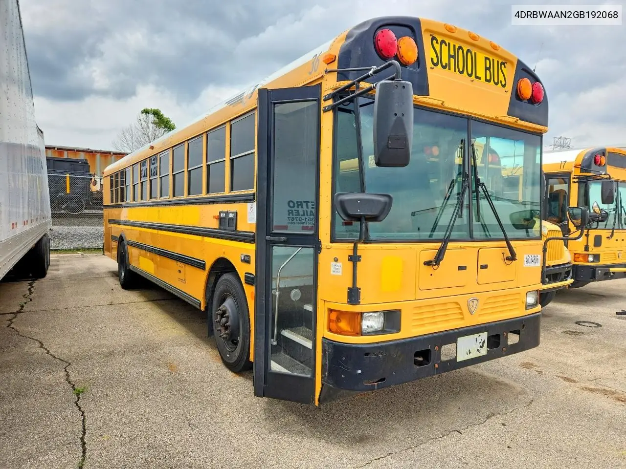 2016 Ic Corporation Re Series School - School Bus VIN: 4DRBWAAN2GB192068 Lot: 46164806