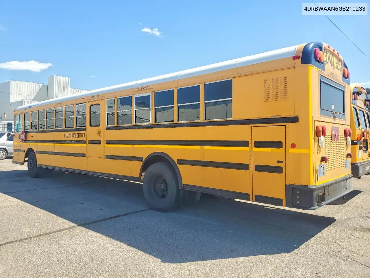 2016 Ic Corporation Re Series School - School Bus VIN: 4DRBWAAN6GB210233 Lot: 47029006