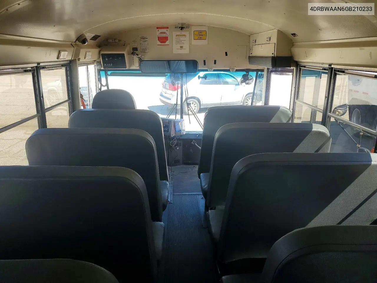 2016 Ic Corporation Re Series School - School Bus VIN: 4DRBWAAN6GB210233 Lot: 47029006