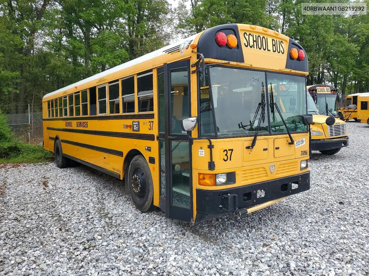 2016 Ic Corporation Re Series School - School Bus VIN: 4DRBWAAN1GB219292 Lot: 51251396