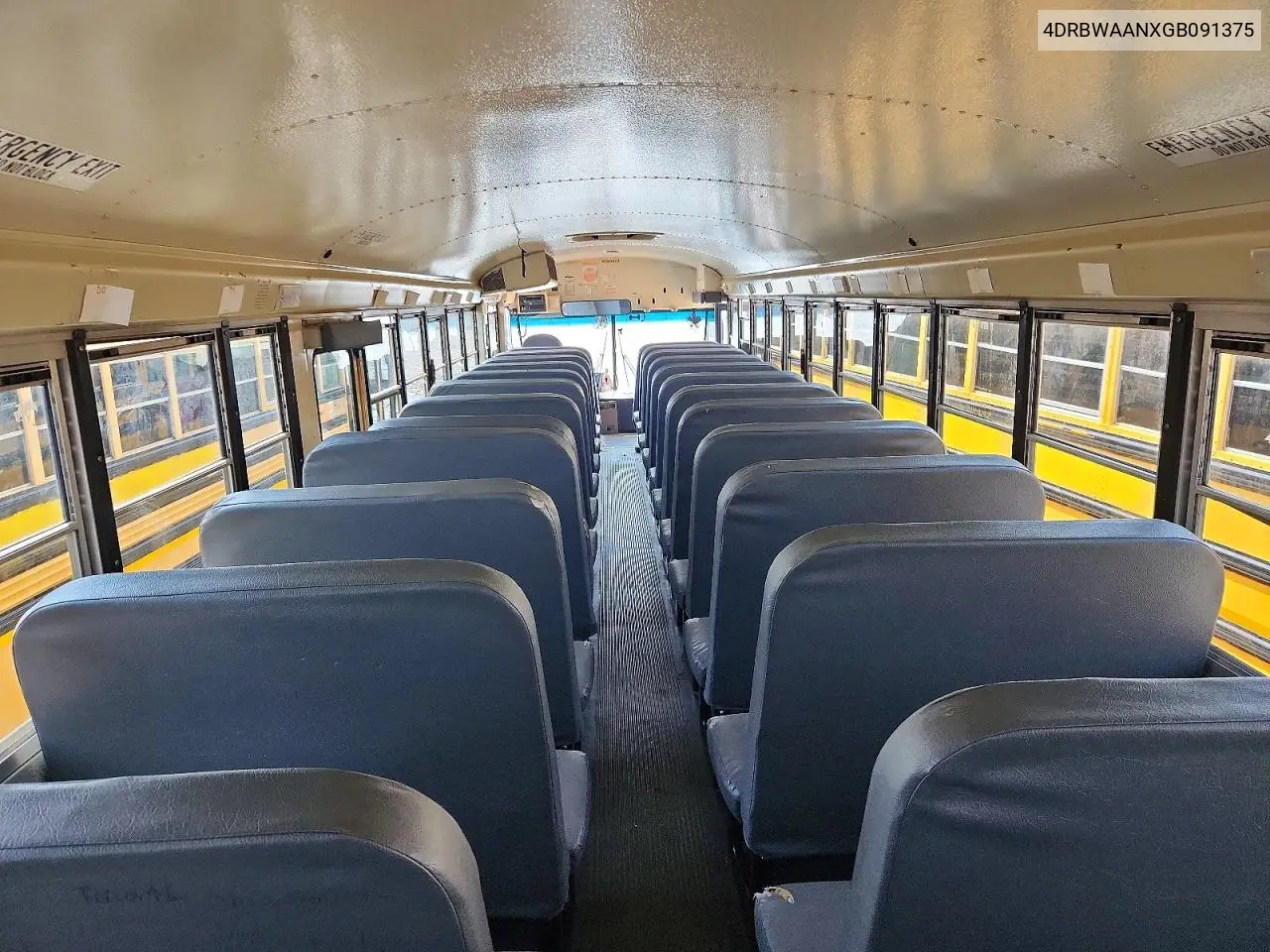 2016 Ic Corporation Re Series School - School Bus VIN: 4DRBWAANXGB091375 Lot: 51256476