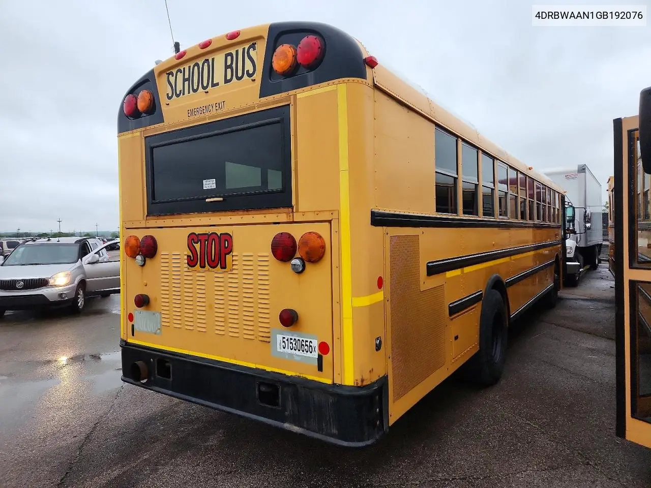 2016 Ic Corporation Re Series School - School Bus VIN: 4DRBWAAN1GB192076 Lot: 51530656