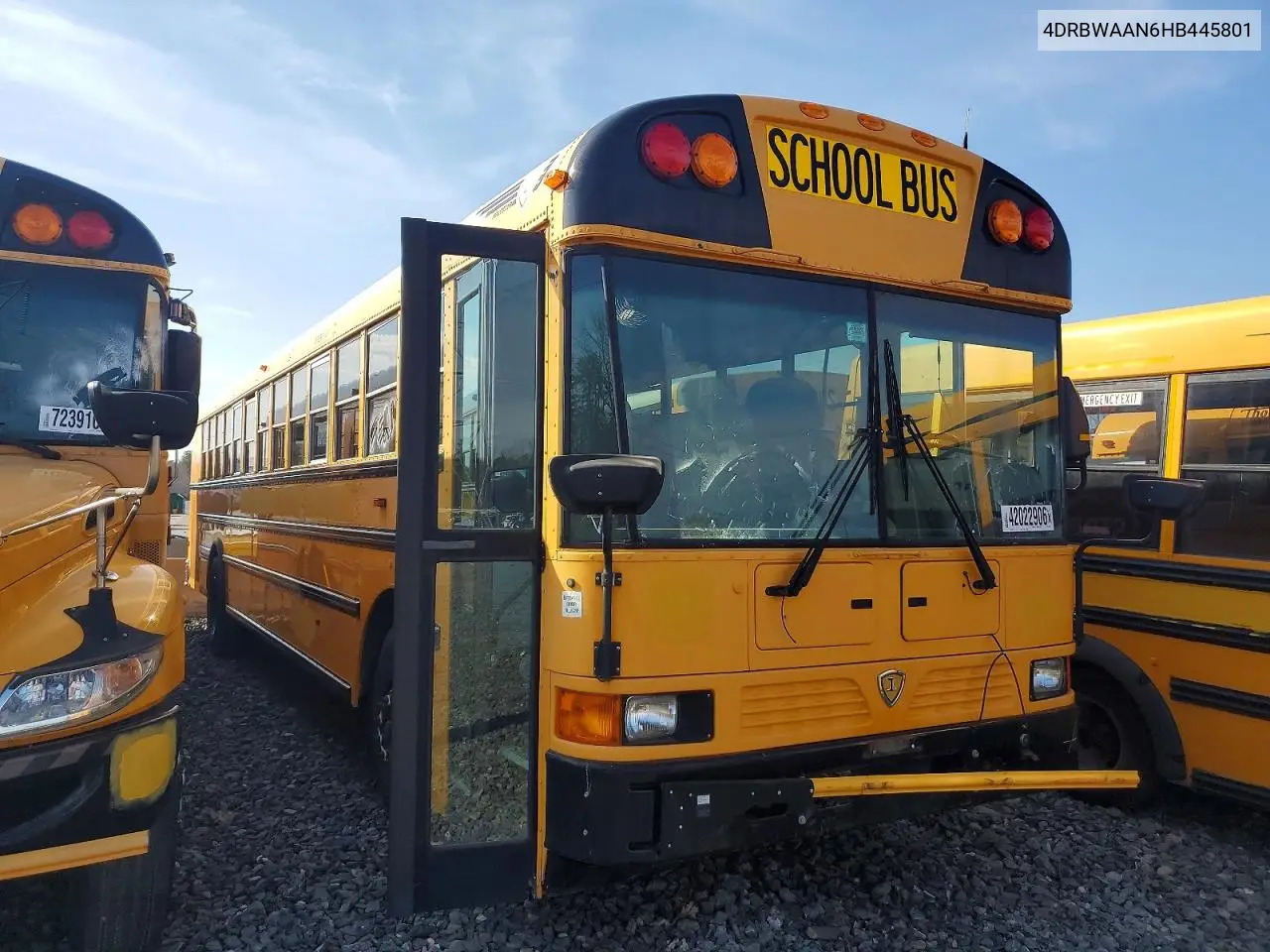 2017 Ic Corporation Re Series School - School Bus VIN: 4DRBWAAN6HB445801 Lot: 42022906