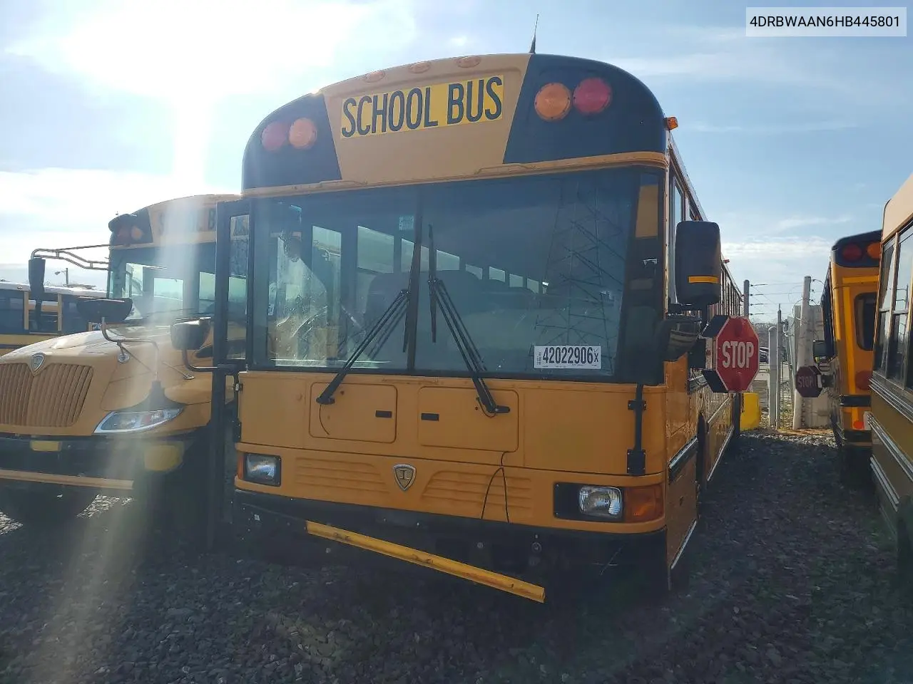 2017 Ic Corporation Re Series School - School Bus VIN: 4DRBWAAN6HB445801 Lot: 42022906