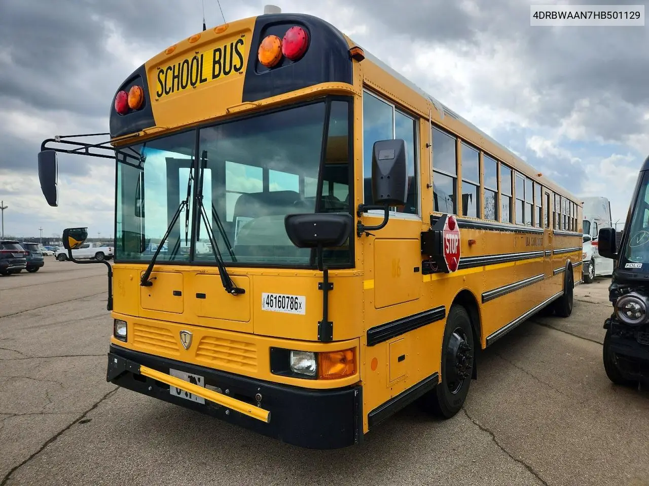 2017 Ic Corporation Re Series School - School Bus VIN: 4DRBWAAN7HB501129 Lot: 46160786