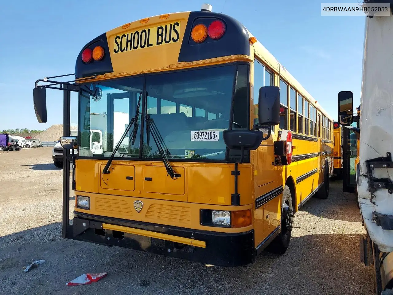 2017 Ic Corporation Re Series School - School Bus VIN: 4DRBWAAN9HB652053 Lot: 53972106
