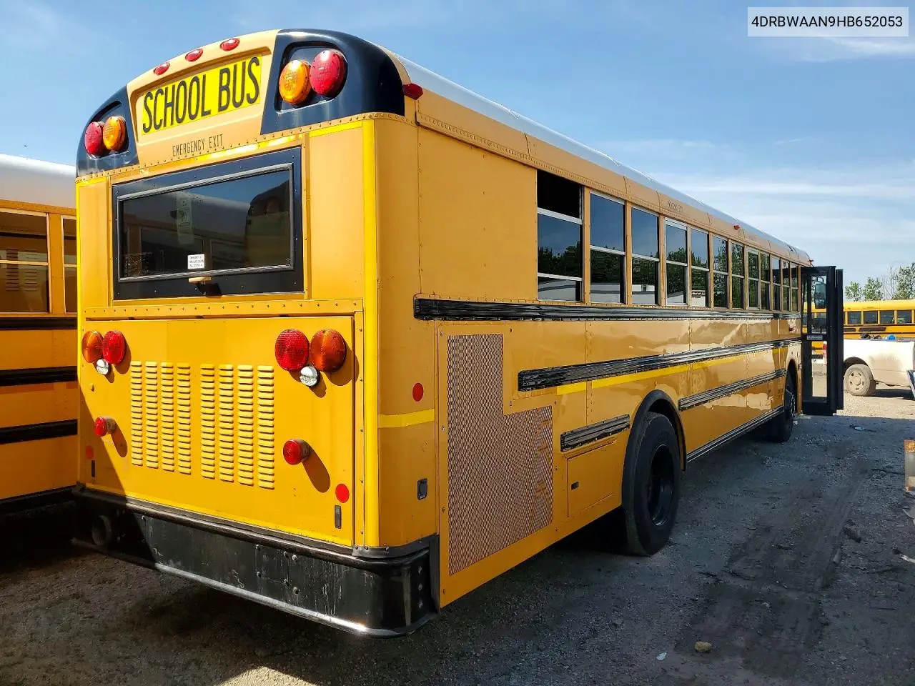 2017 Ic Corporation Re Series School - School Bus VIN: 4DRBWAAN9HB652053 Lot: 53972106