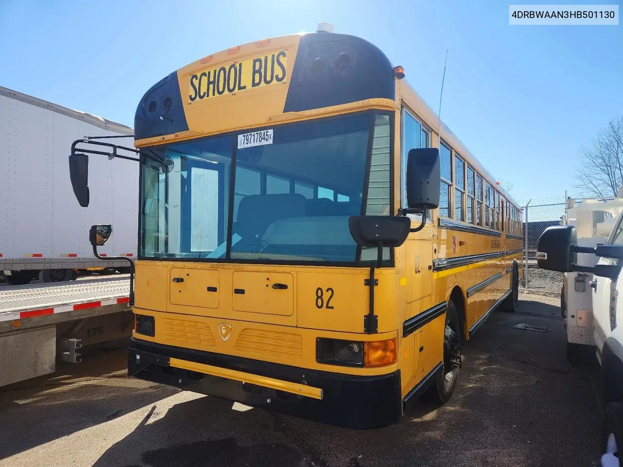 2017 Ic Corporation Re Series School - School Bus VIN: 4DRBWAAN3HB501130 Lot: 79717845