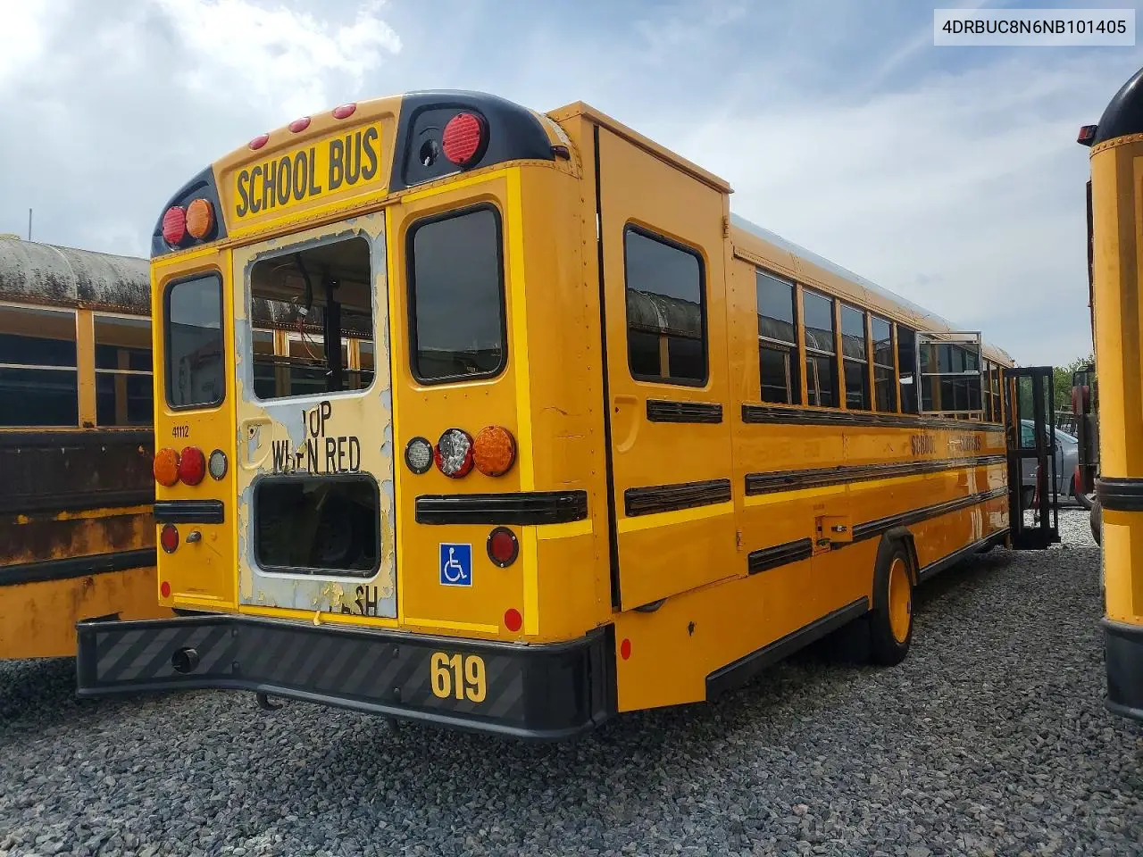 2022 Ic Corporation Ce Series School - School Bus VIN: 4DRBUC8N6NB101405 Lot: 54998856