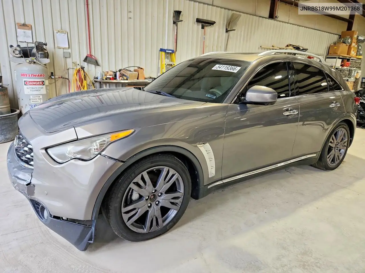 2009 Infiniti Fx50 Base VIN: JNRBS18W99M201368 Lot: 54119366