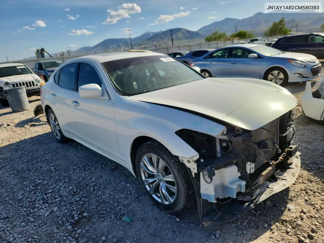 2012 Infiniti M56 X VIN: JN1AY1AR2CM580383 Lot: 52565796