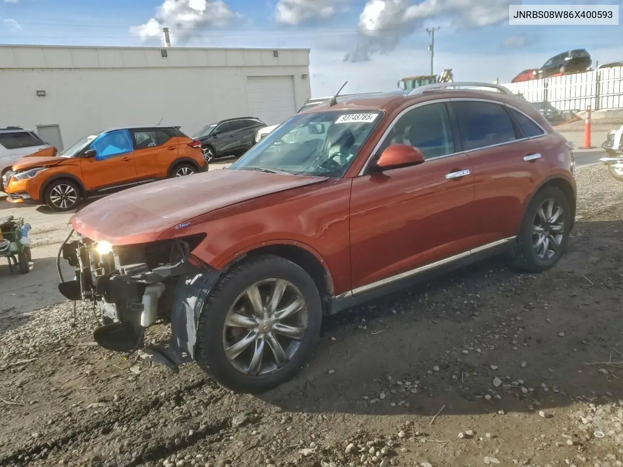 JNRBS08W86X400593 2006 Infiniti Fx45