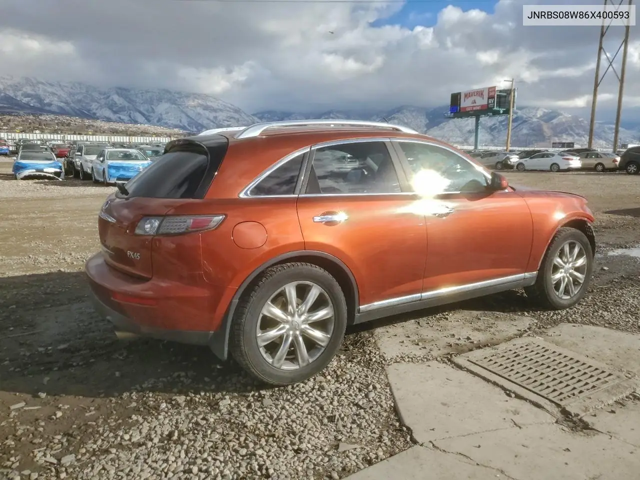 JNRBS08W86X400593 2006 Infiniti Fx45