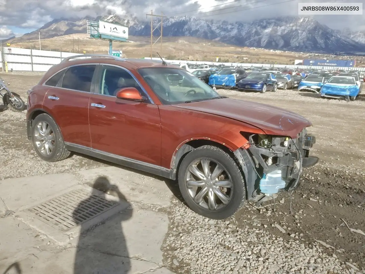 JNRBS08W86X400593 2006 Infiniti Fx45