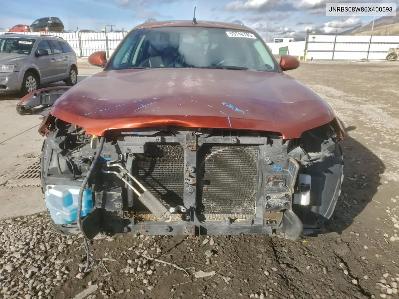 JNRBS08W86X400593 2006 Infiniti Fx45
