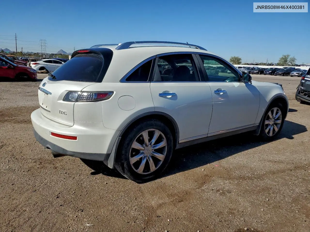 JNRBS08W46X400381 2006 Infiniti Fx45