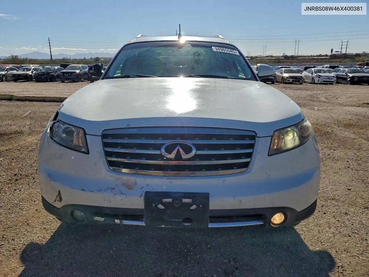 JNRBS08W46X400381 2006 Infiniti Fx45
