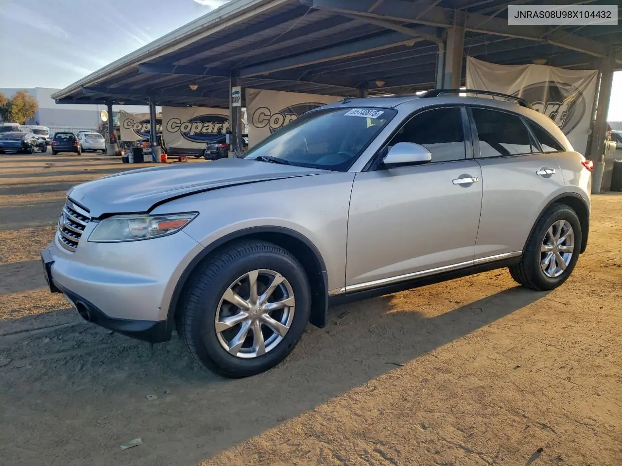 JNRAS08U98X104432 2008 Infiniti Fx35
