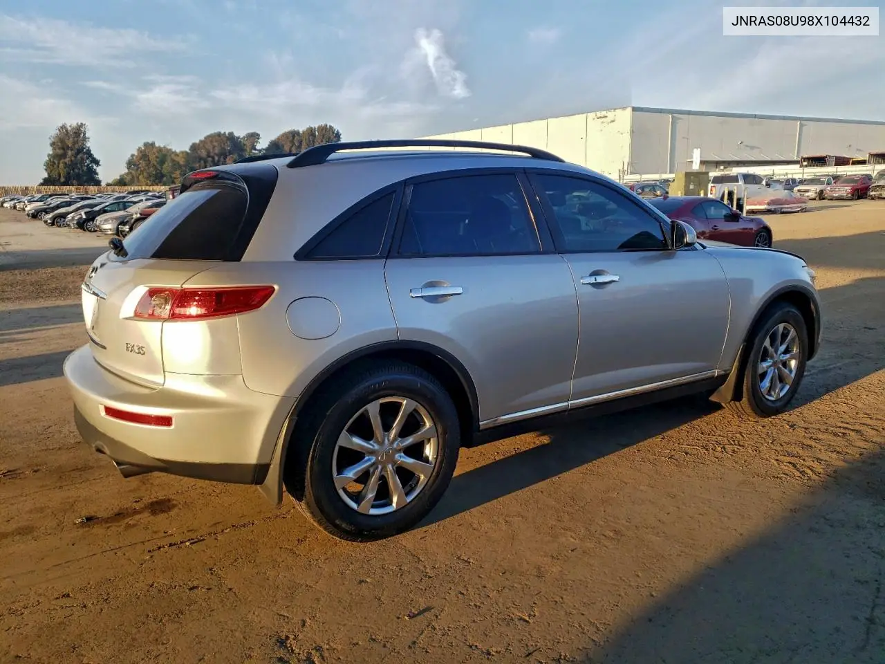 JNRAS08U98X104432 2008 Infiniti Fx35
