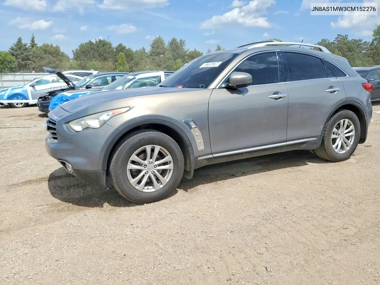 2012 Infiniti Fx35 Base VIN: JN8AS1MW3CM152276 Lot: 52336336