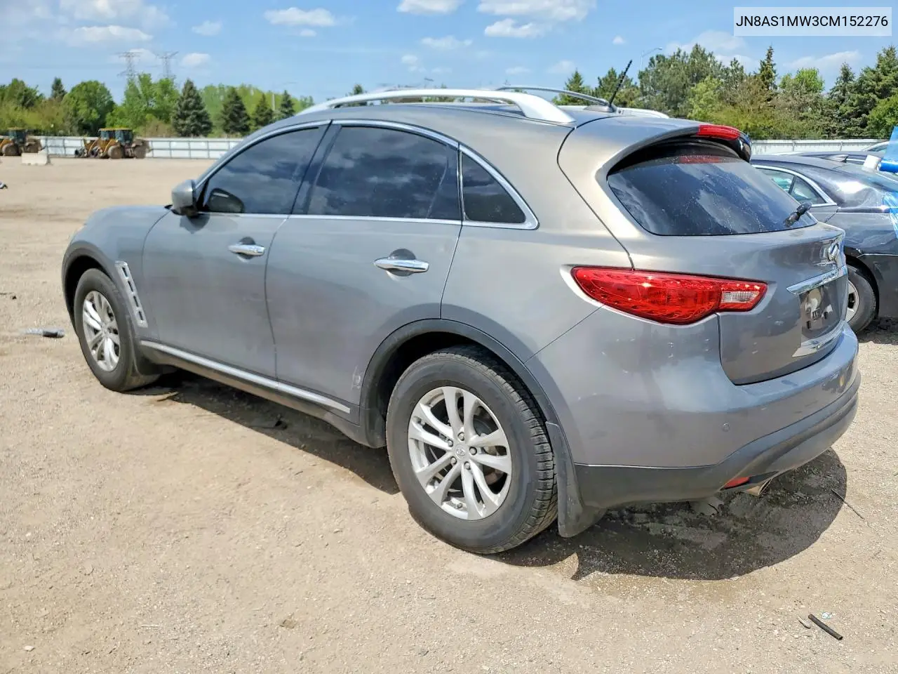 2012 Infiniti Fx35 Base VIN: JN8AS1MW3CM152276 Lot: 52336336
