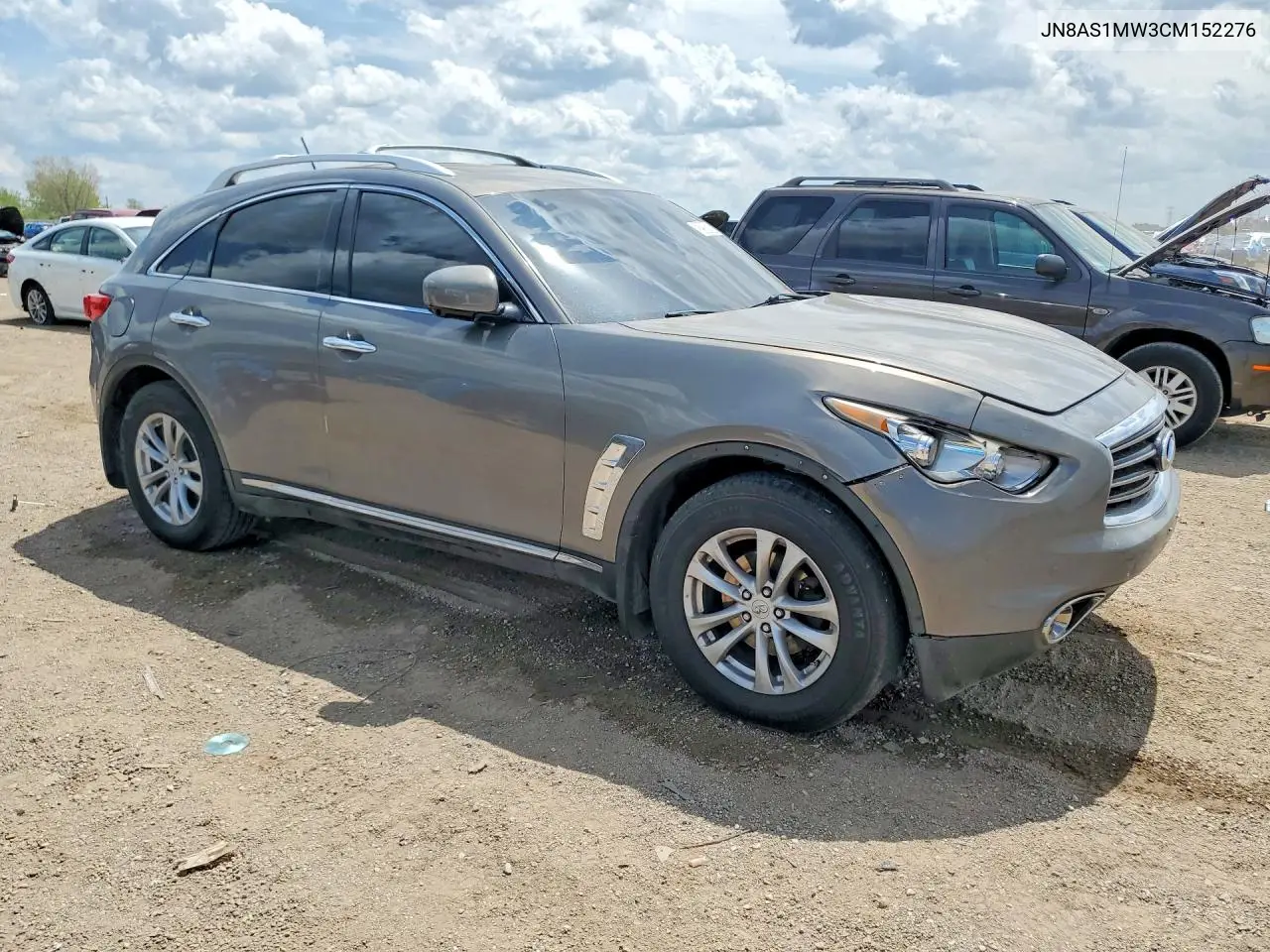 2012 Infiniti Fx35 Base VIN: JN8AS1MW3CM152276 Lot: 52336336