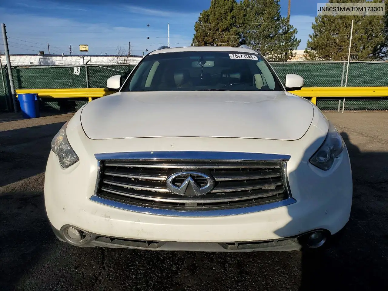 JN8CS1MW1DM173301 2013 Infiniti Fx37 Base