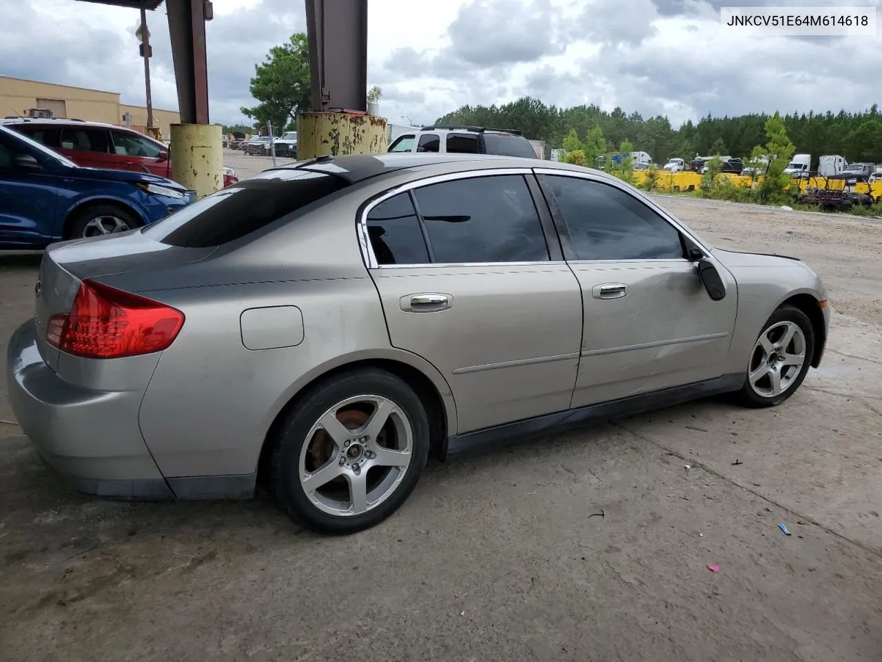 2004 Infiniti G35 VIN: JNKCV51E64M614618 Lot: 65929664