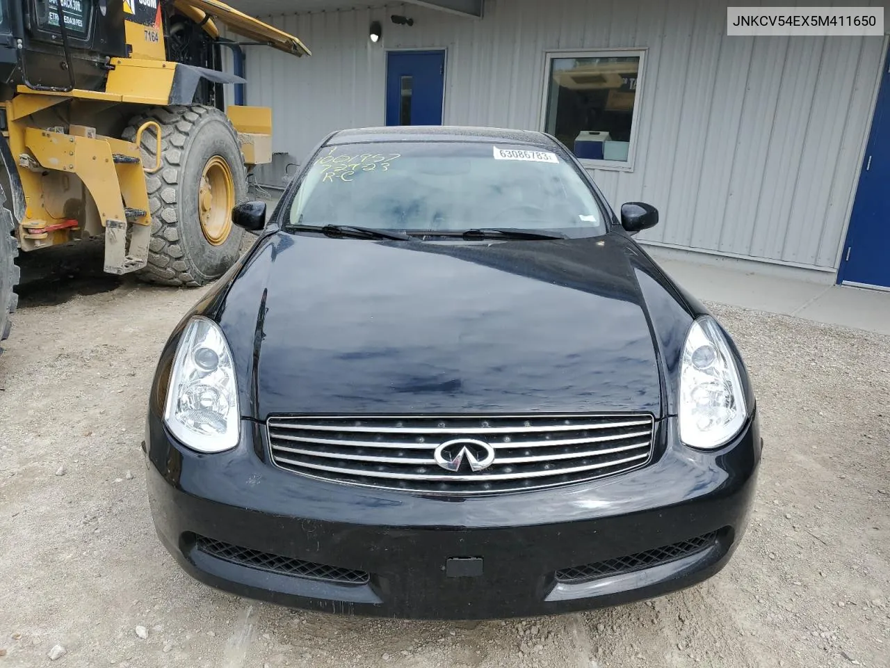 2005 Infiniti G35 VIN: JNKCV54EX5M411650 Lot: 63086783